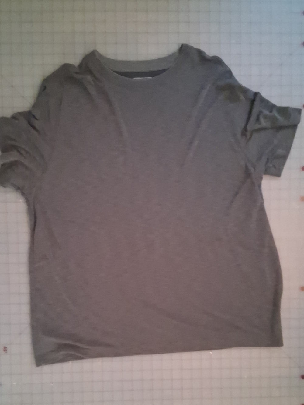 Men's Gray Crew Neck T-Shirt - Casual Essential XXL